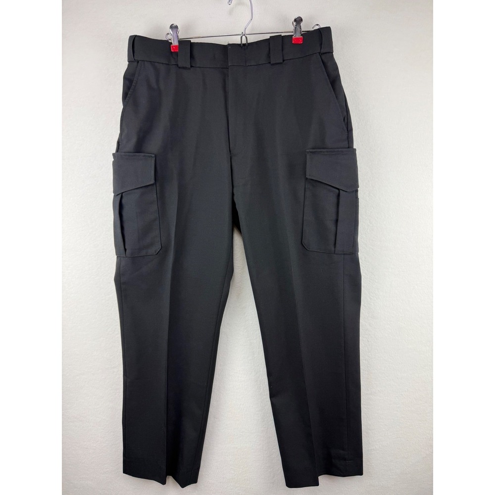 Blauer Tactical Cargo Pants Mens 35 Regular Black Utility Duty Trousers 8565T